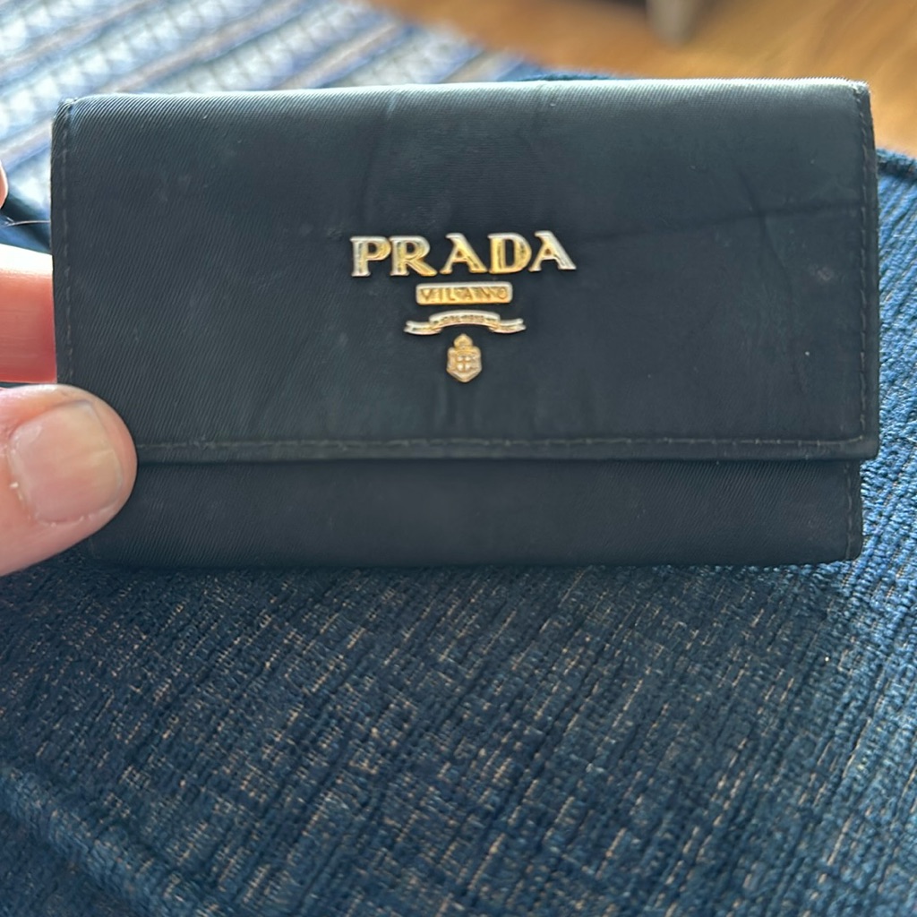 Authentic Prada Key Card Holder